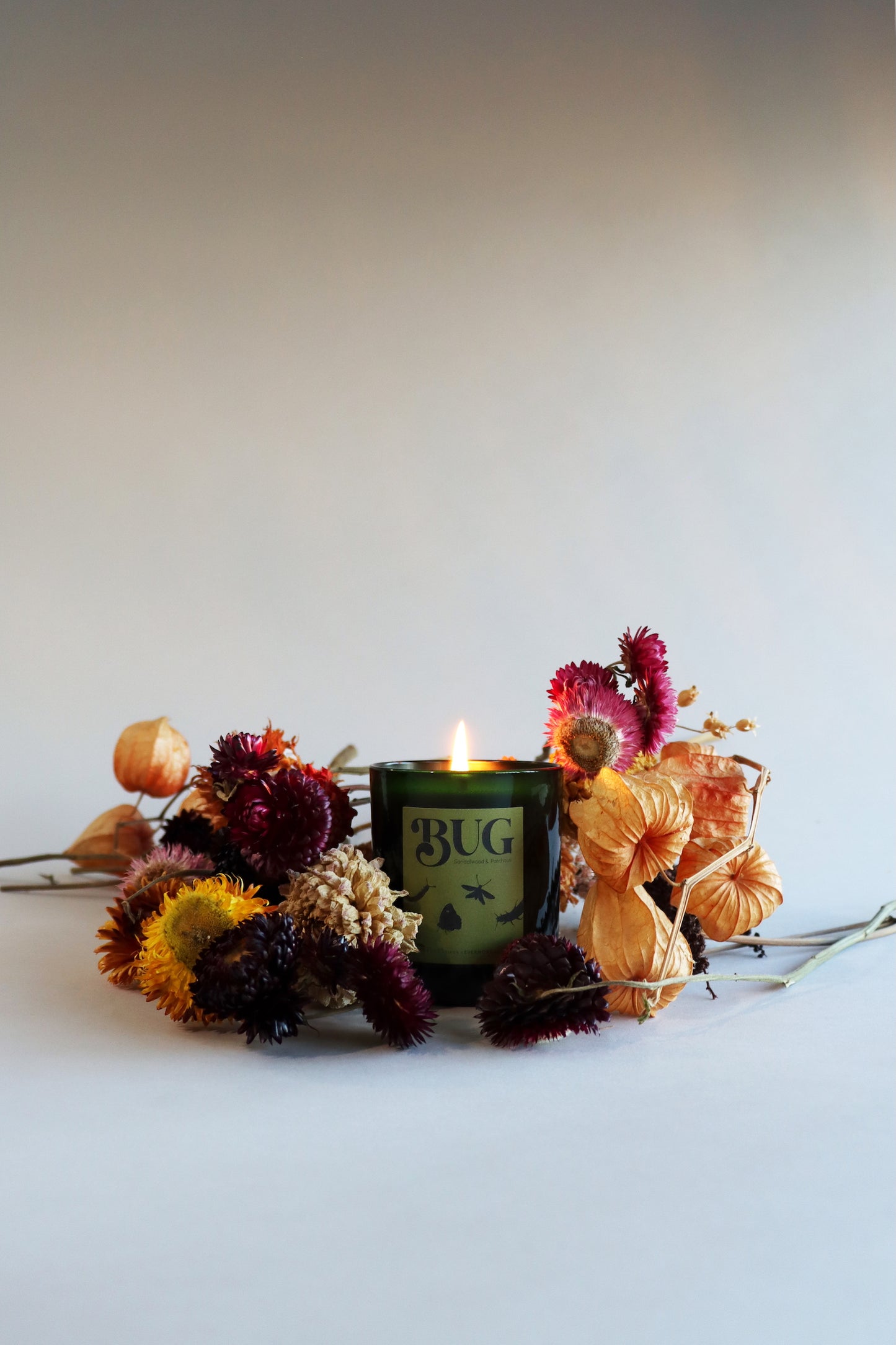 Burnt Fen Flowers x Evermore Bug candle